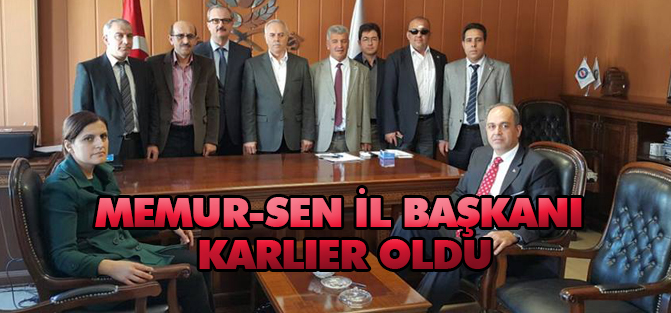 Memur -Sen İl Başkanı Karlıer oldu