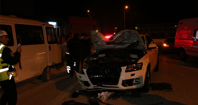 Korkunç trafik kazası: bedeni ikiye bölündü TIKLA-İZLE