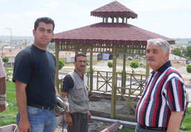 Ali Tepesi'nde peyzaj çalışmaları