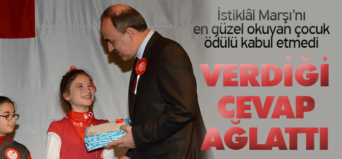 İstiklâl Marşı'nı en güzel o okudu: ödülü kabul etmedi