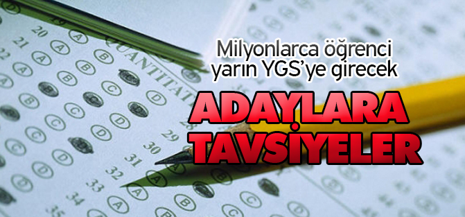 YGS öncesi nelere dikkat etmeli?