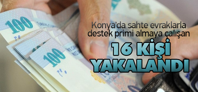 Karapınar'da Sahte Kayıtlarla Destek Primi Almak İstediler