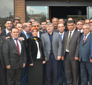 Başkanlar esnafla buluştu