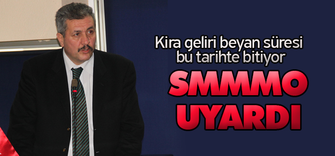 Dikkat!!! Kira Geliri Beyan Süresi 25 Mart'ta Bitiyor