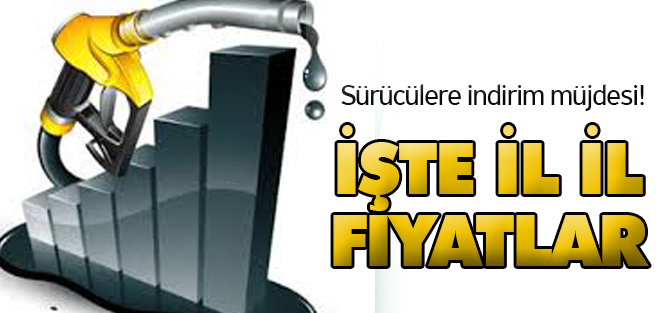 FLAŞ!!! Akaryakıt fiyatına yeni indirim İşte yeni fiyatlar