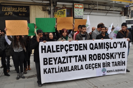 FLAŞ!!! Konya'da Hdp açıklaması ve Halepçe gerginliği