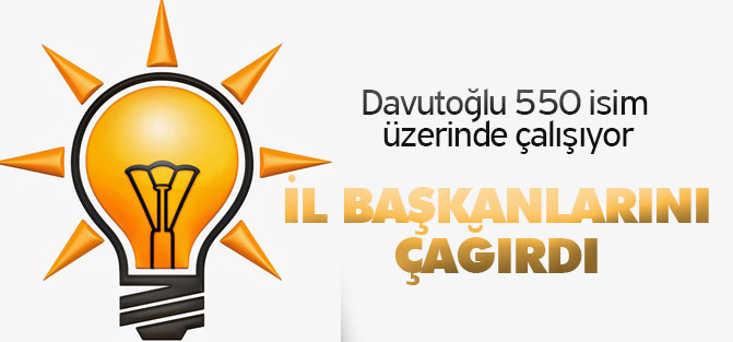 Ak Parti'de kritik çalışma başladı!