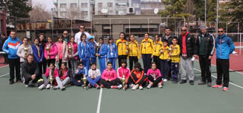 Okullararası Tenis İl Birinciliği yapıldı
