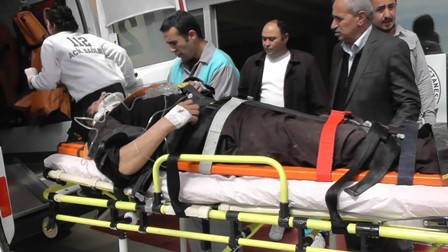 İnşaattan düşen işçi yaralandı