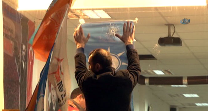 AK Parti seçim irtibat bürosuna silahlı saldırı