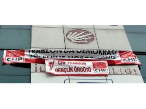 CHP Trabzon İl Başkanlığındaki "işgal" eylemi