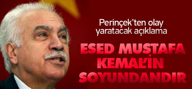 Perinçek: Esad, Mustafa Kemal Soyundan Gelen Biri