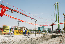 Köprülü kavşakların temeli atıldı