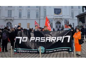 Avusturya'da "Geert Wilders" protestosu