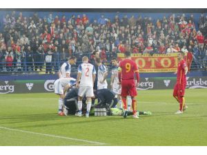 Karadağ-Rusya maçı tatil edildi