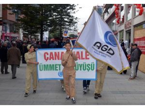 Çanakkale şehitleri için "Ümmet Yürüyüşü"