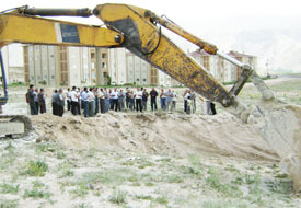 TOKİ konutları yapımı başladı