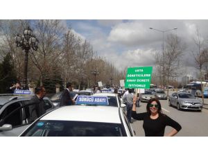 Sürücü kurslarından Kızılay'da eylem