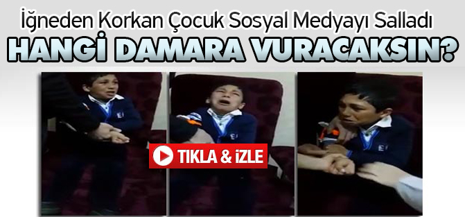 Aşıdan korkan çocuk