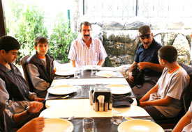 Kaymakam Köken'e veda yemeği