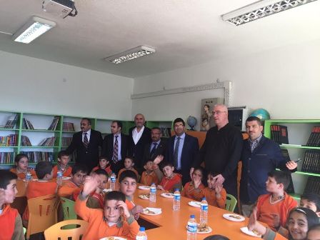 18 Maden Şehitimiz Anısına  Güneyyurt Beldesi'ne kütüphane