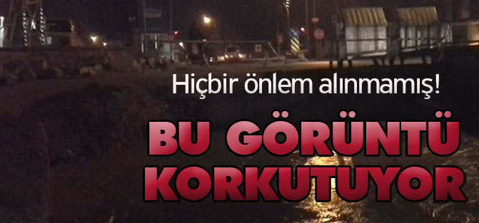 Meram'daki bu görüntü korkutuyor!