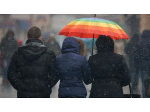 Bosna Hersek'te kar yağışı