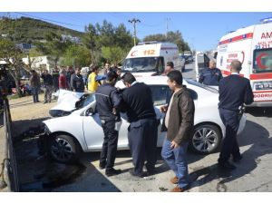 Bodrum'da trafik kazası: 5 yaralı