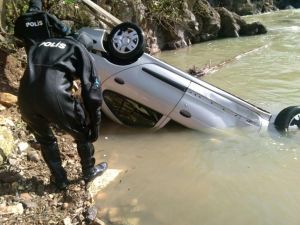 Ordu’da otomobil ırmağa düştü: 1 ölü, 2 yaralı