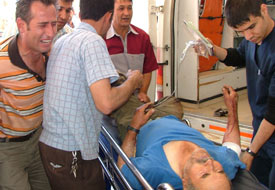 Ilgın'da traktör devrildi