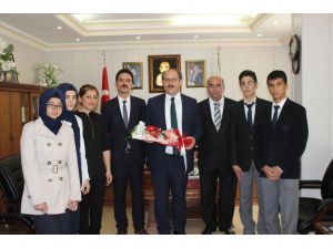 Başkan Yaka'ya teşekkür ziyareti