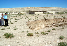 Karapınar'da yeni bir obruk oluştu
