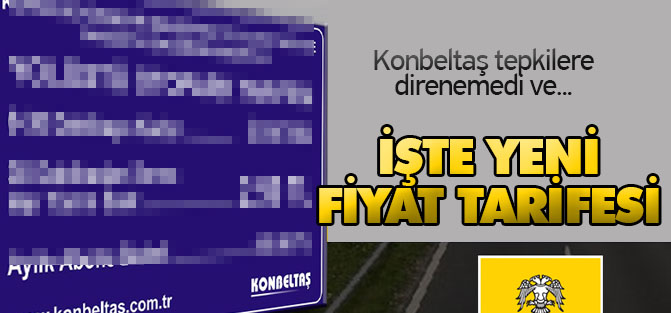 KONBELTAŞ tepkilere direnemedi ve...