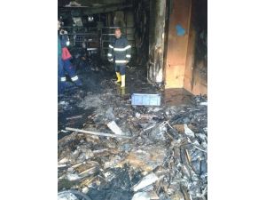 Beyşehir'de Silah Fabrikasında Yangın