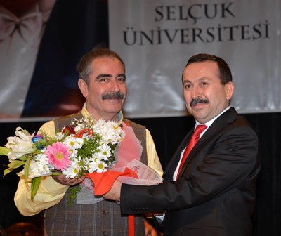 Selçuk Üniversitesi’nin 40. Yıl Konuğu Fatih Kısaparmak’tı