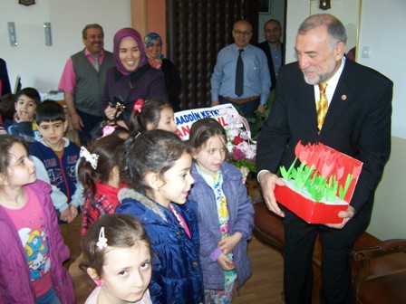 Öğrencilerden müftülüğe ziyaret