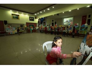 ''Hayal Dünyam, Benim Eserim'' Resim Sergisi Açıldı