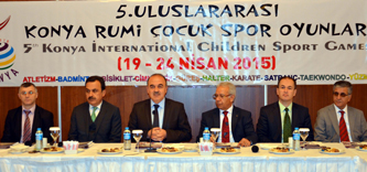 5. Uluslararası Konya Rumi Çocuk Spor Oyunları 19 Nisan'da başlıyor