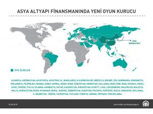 Grafikli - Asya Altyapı Yatırım Bankasının Kurucu Üye Sayısı 57 Oldu