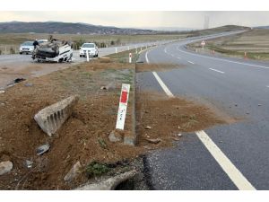Hafik'te Trafik Kazası: 1 Yaralı