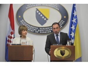 Hırvatistan Dış Ve Avrupa İşleri Bakanı Pusiç, Bosna Hersek'te