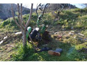 Bacağı Kopan Kişi Ambulans Helikopterle Hastaneye Kaldırıldı