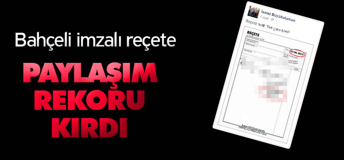 Bahçeli'nin imzalı seçim reçetesi paylaşım rekoru kırdı!