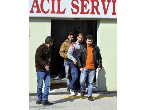 Kaçaklar, Binecekleri Botu Şişirirken Yakalandı