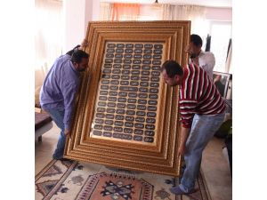 "Esma-ül Hüsna" Eserini Cumhurbaşkanı Erdoğan'a Hediye Etmek İstiyor