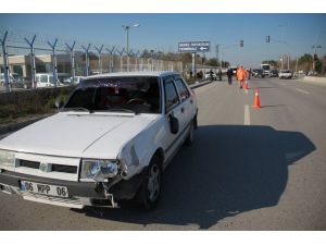 Ankara’da Otomobil Yayaya Çarptı: 1 Yaralı