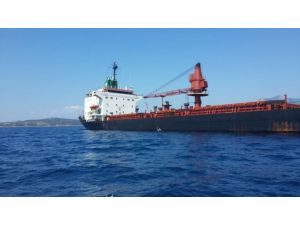 Muğla'da Kuru Yük Gemisi Batma Tehlikesi Atlattı