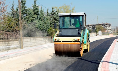 Meram’da sokaklar asfaltlanıyor
