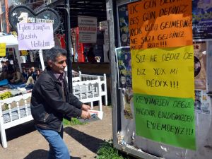 Diyarbakır'da Esnaftan Oturma Eylemi