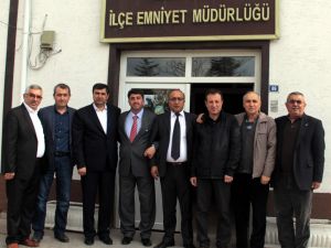 Mhp İlçe Başkanı Ayanoğlu'ndan Emniyet Müdürlüğüne Ziyaret